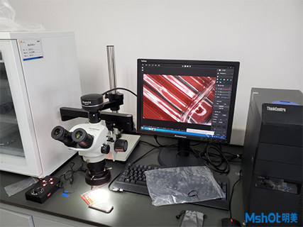 明美显微镜相机助力深圳某制药公司晶体检测
